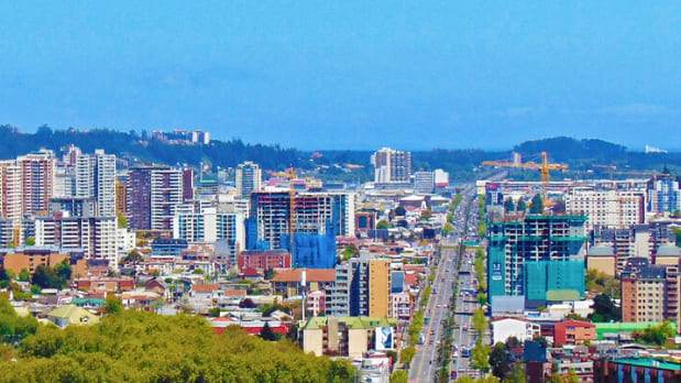 Concepción, puentes y parques