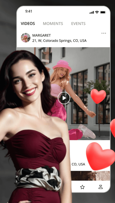 Abrir perfil en el sitio